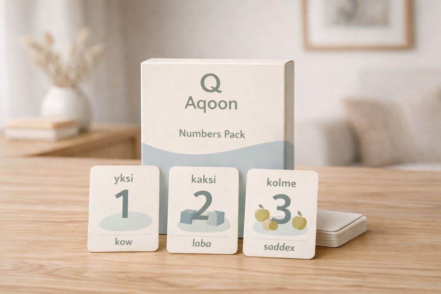 Aqoon Numbers Pack (Ages 3–7)